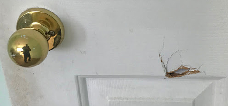 interior door hole repair Banning