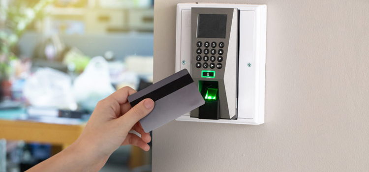 key card entry system Banning
